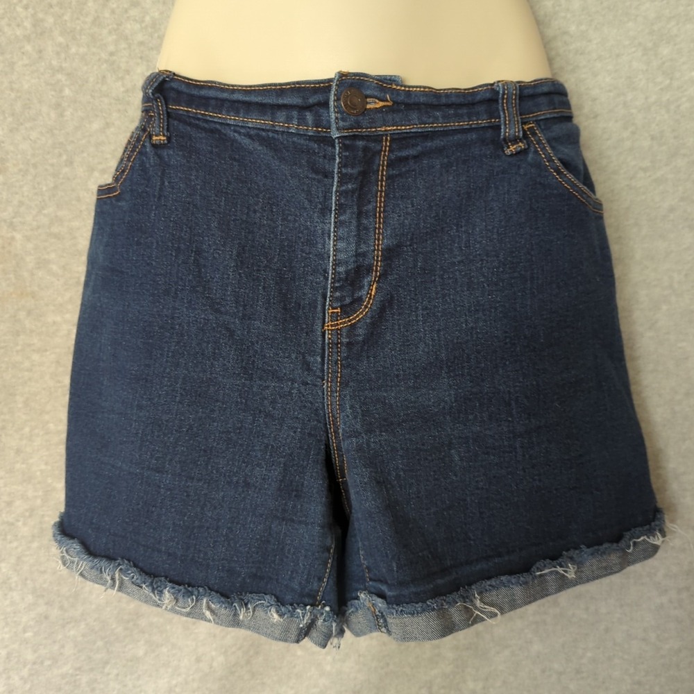 OLD NAVY The Sweetheart Denim Shorts-Sz 14 Regular Cuffed Daisy Dukes